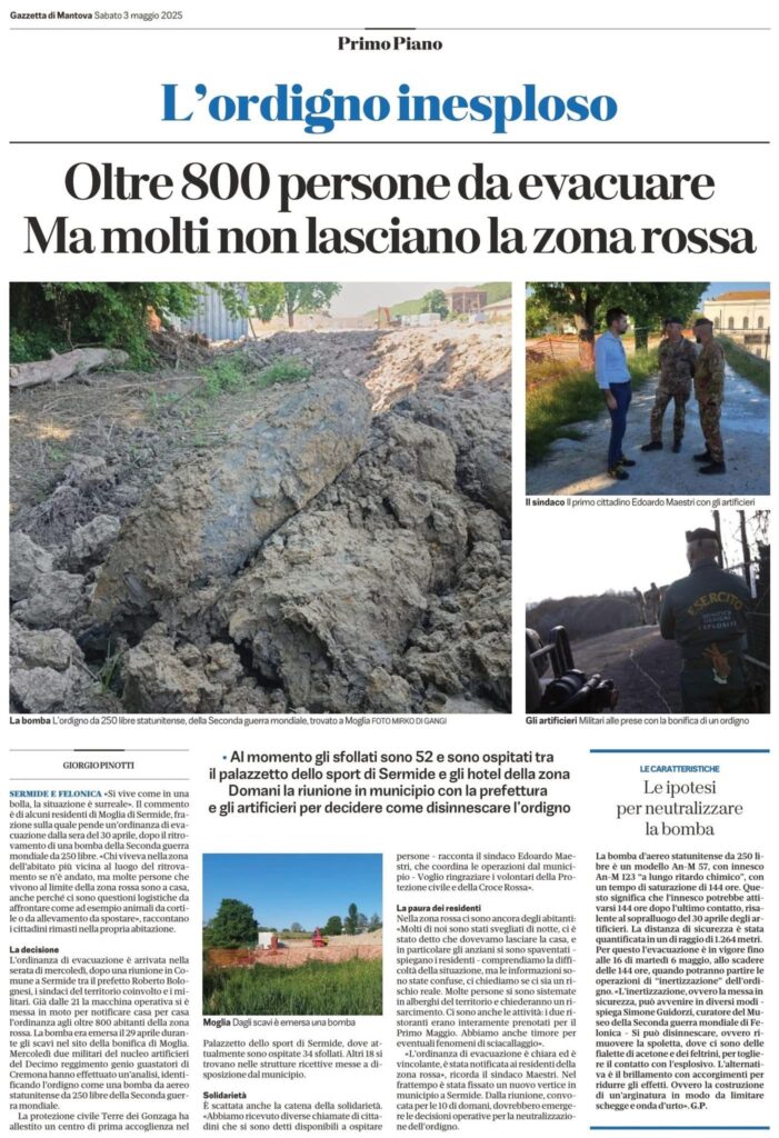 Attivazione della Colonna Mobile Provinciale